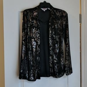 Roper Pearl Snap Metallic Shirt